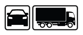 Light Vehicular / Occasional Truck Trafﬁc Label